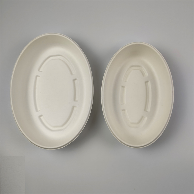 Sugarcane Bagasse Oval Bowl