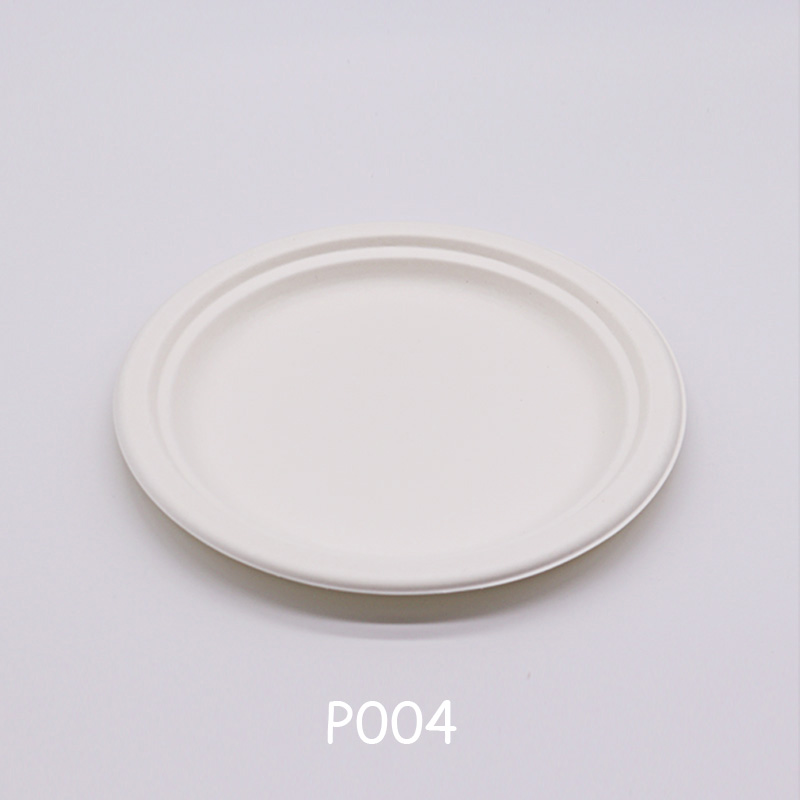 Disposable 6 inch Bagasse Pulp Plate