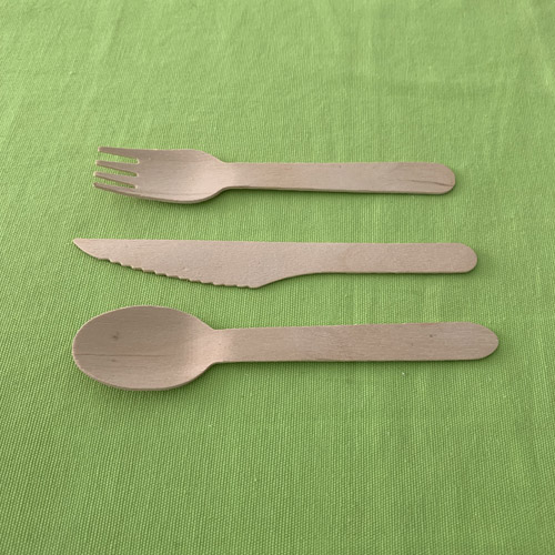 disposable wooden cutlery