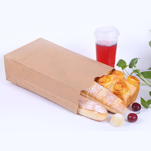 Flat Bottom Bread Paper Bags