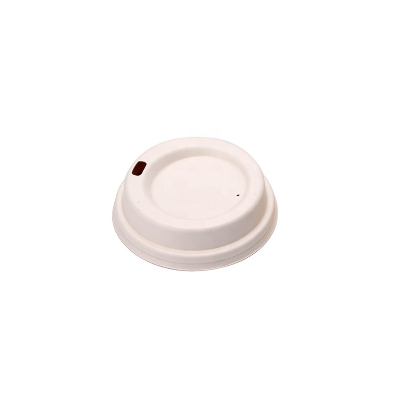 Sugarcane pulp coffee lid bagasse lid